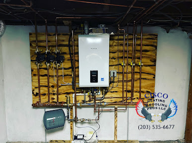 tankless water heater installation