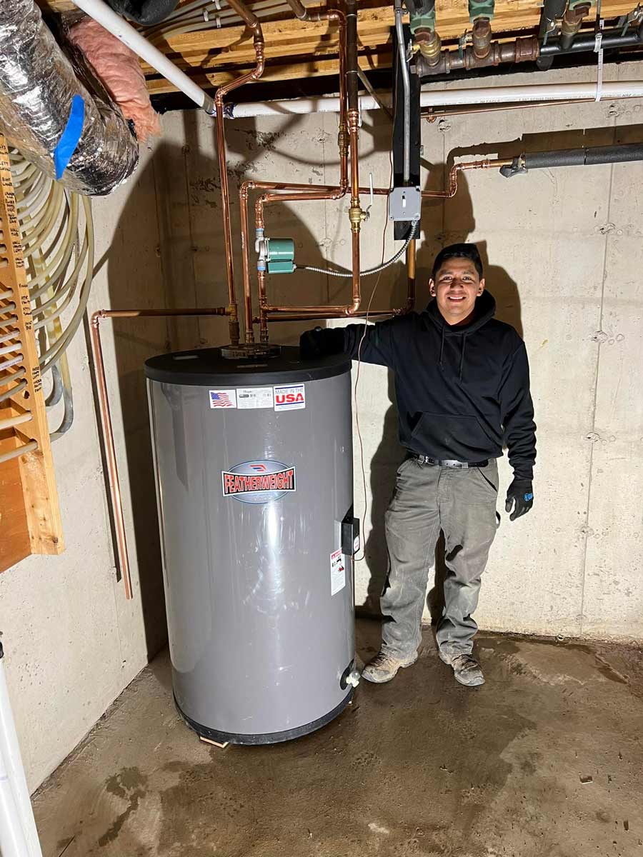 hot water heater installation