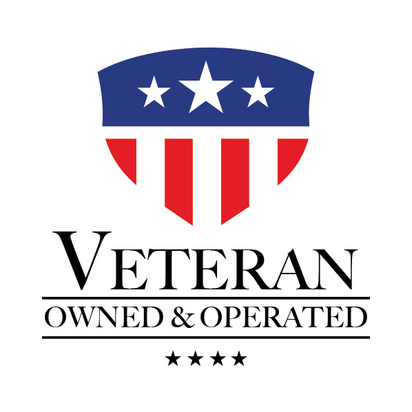 Veteran owned & operated badge