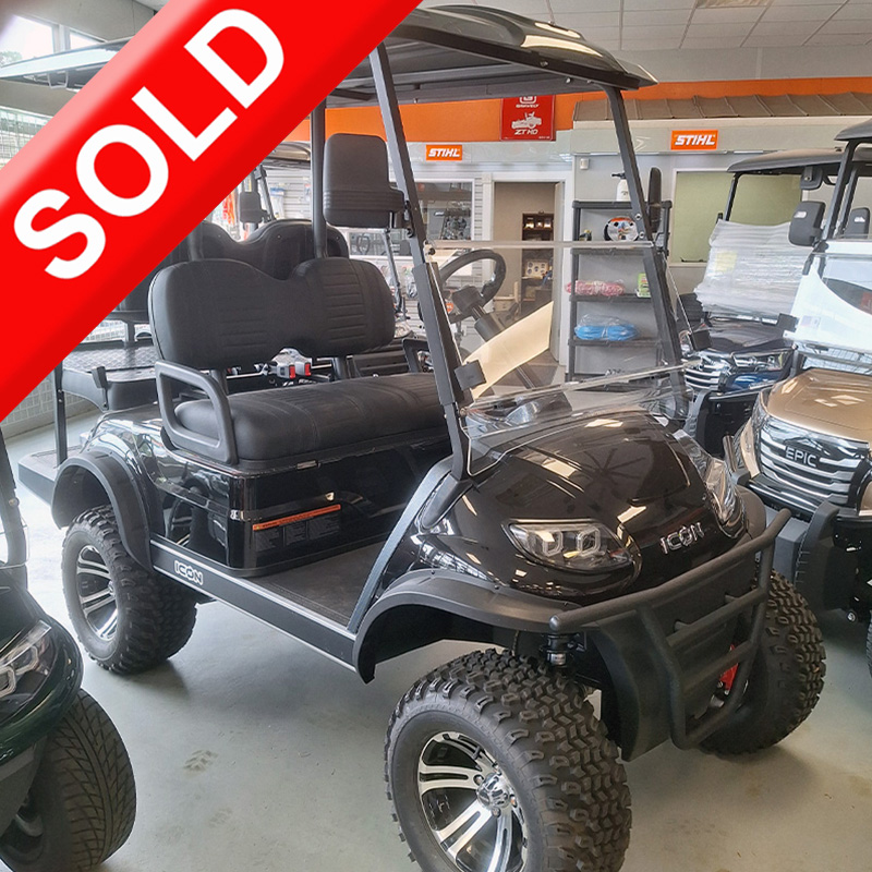 2025 Icon G40L 401cc Gas LSV, Black, #2 - SOLD!