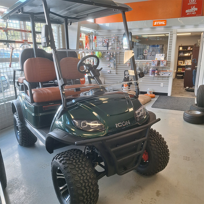 2024 Icon G40L 401cc EFI Gas Golf Cart, Forest Green