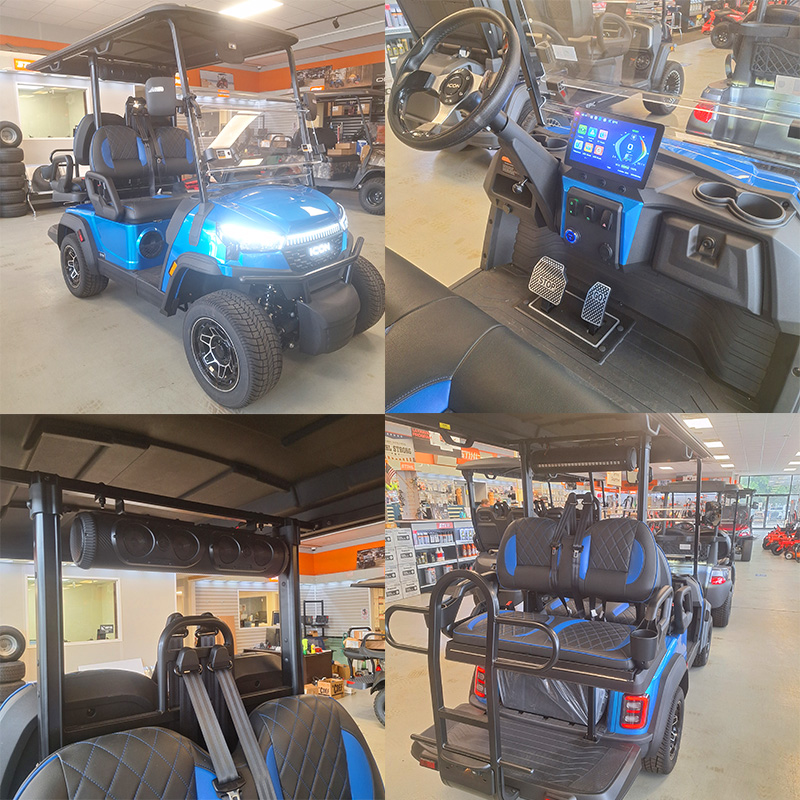 2026 Icon i40X Lithium LSV, Electric Blue, Compilation 1, At Potter Motor Company
