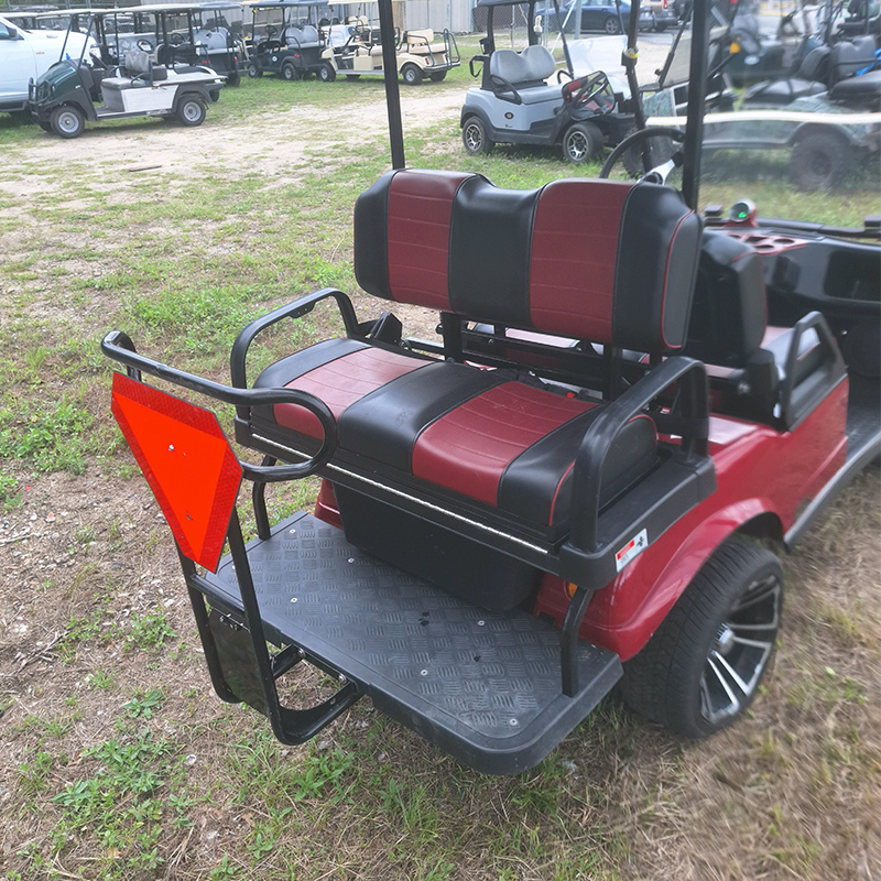 Used 2024 Evolution Classic 4 PRO, 48V Lithium, Rear Shot, Red, At Potter Motor Company