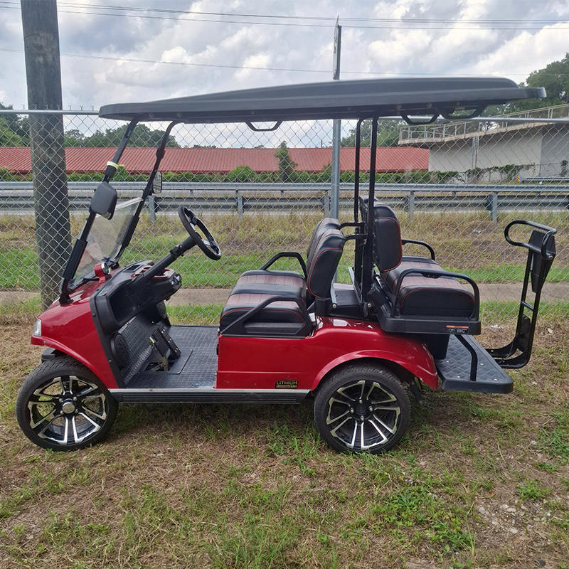 Used 2025 Evolution Classic 4 PRO, 48V Lithium, Side Shot, Red, At Potter Motor Company