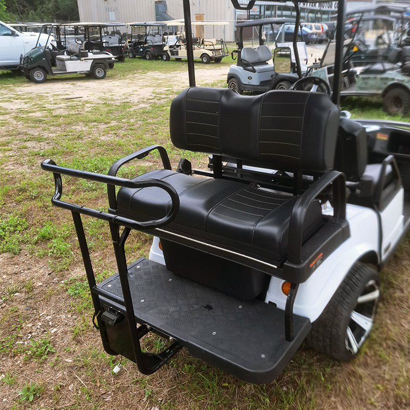 Used 2024 Evolution Classic 4 PRO, 48V Lithium, Rear Shot, White, At Potter Motor Company